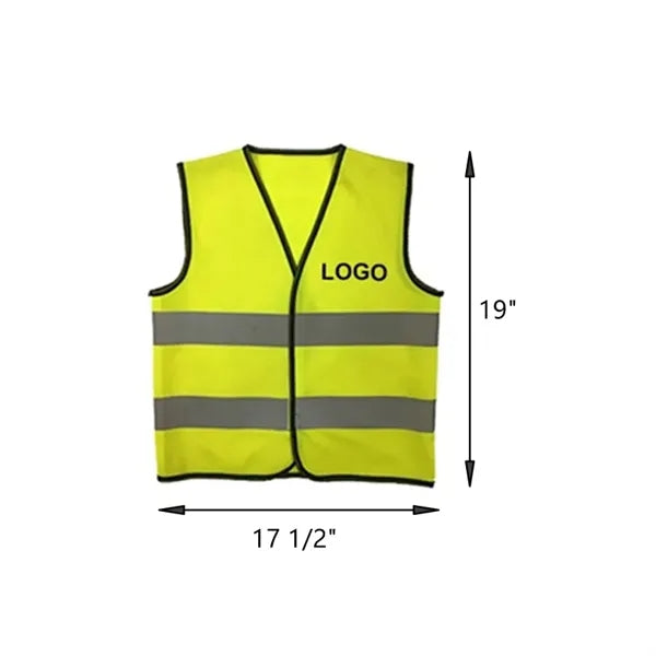 Kids Custom High Vis Reflective Waistcoat Safety Vest