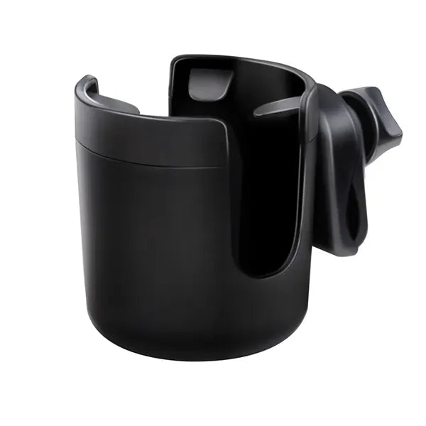 Elastic strap baby stroller cup holder