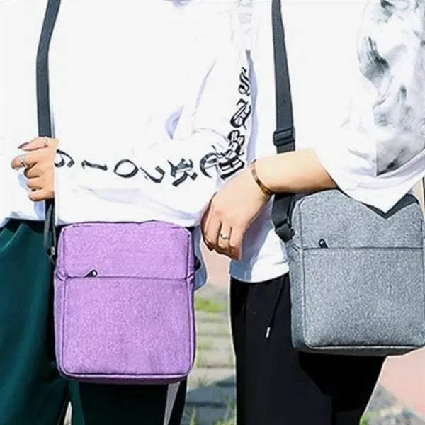 Waterproof Canvas Shoulder Bag w/ Adjustable Strap