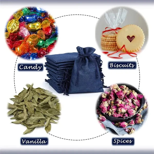 Burlap Drawstring Gift Bag