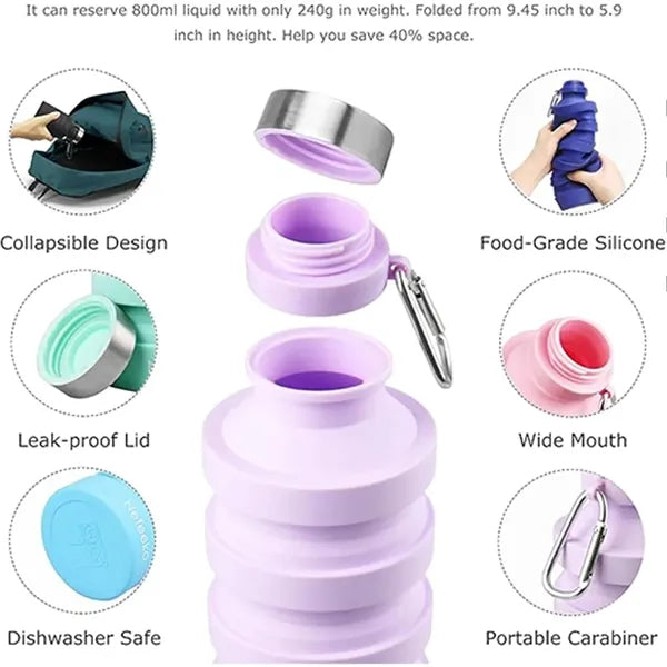 Travel Water Bottle Collapsible