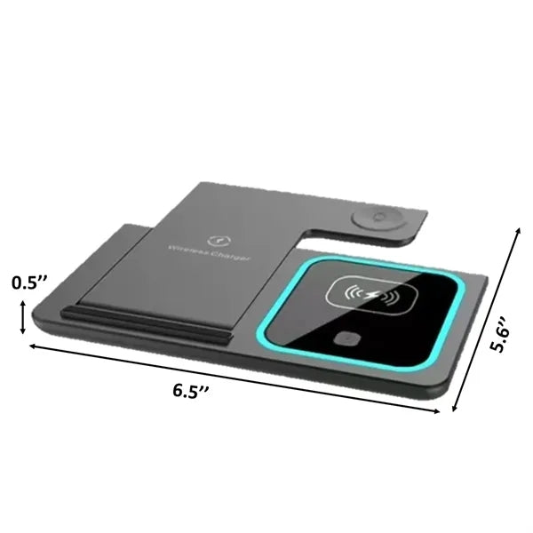 Magnetic 3-in-1 Foldable Wireless Charging Dock