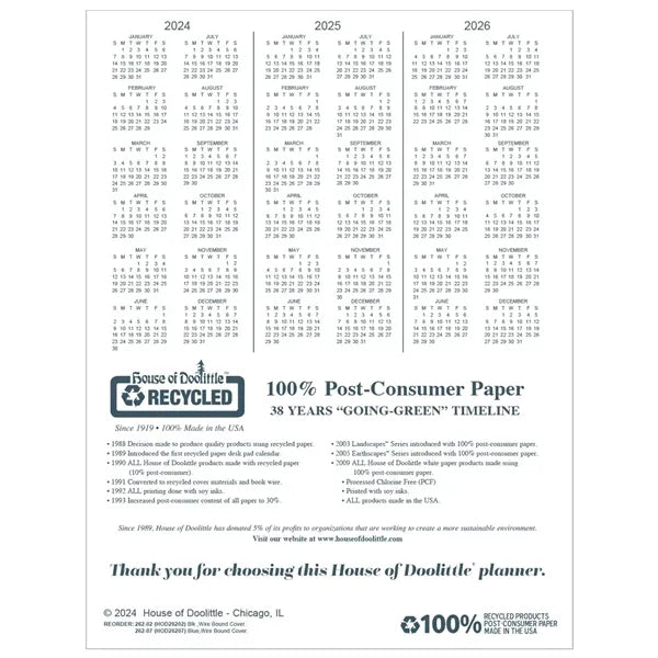 Durable Calendar Monthly Planner