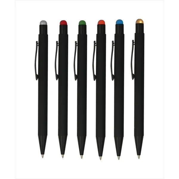 Union Printed - Click Metal Ballpoint Pen w/ Stylus