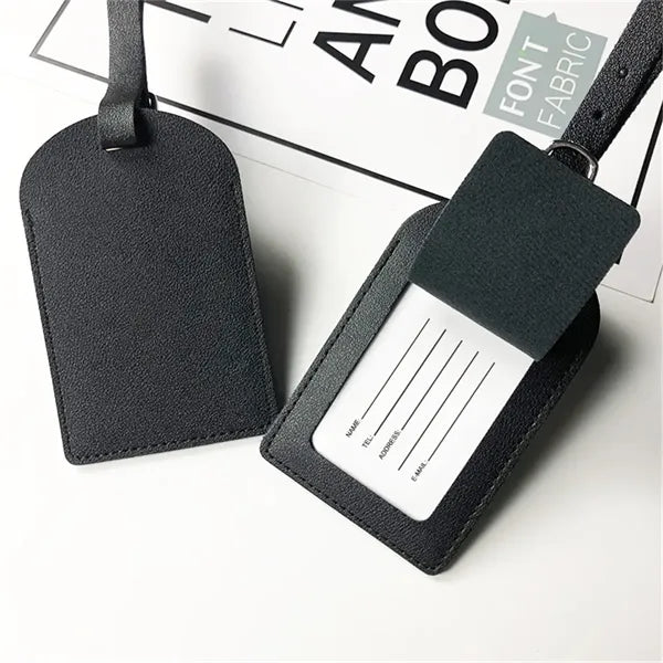 PU leather Luggage Tags