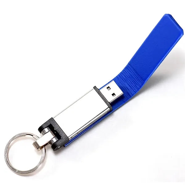 Swivel Leather Cover USB Flash Drive