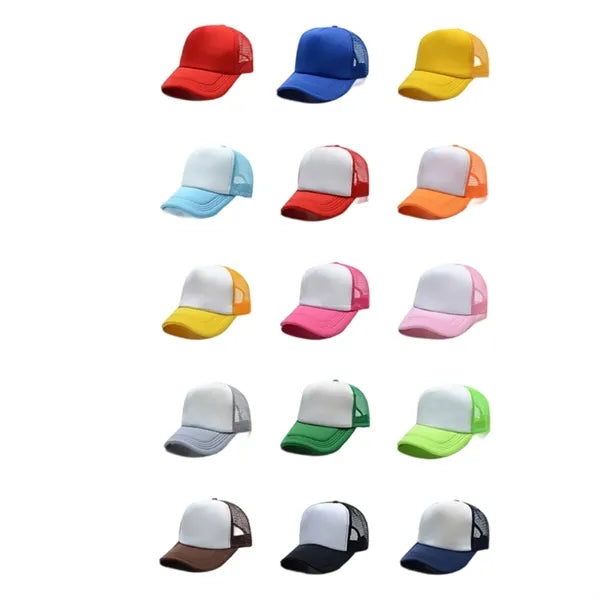 Colorful Mesh Back Custom Logo Baseball Caps