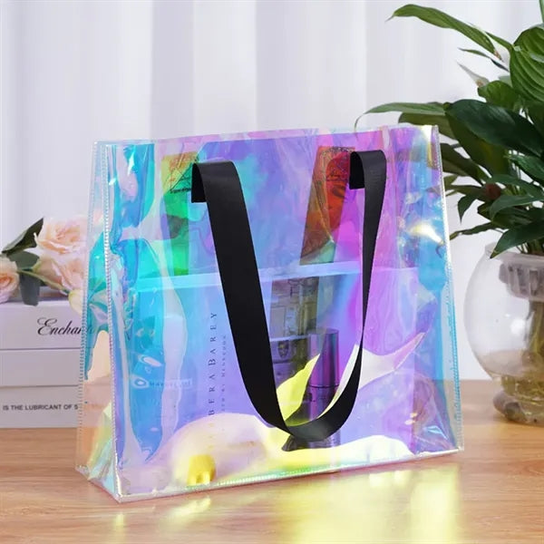 Holographic Clear PVC Bag