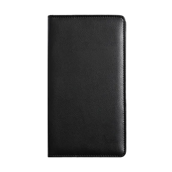 PU Leather Receipt Holder Menu Folder With Magnetic Closure