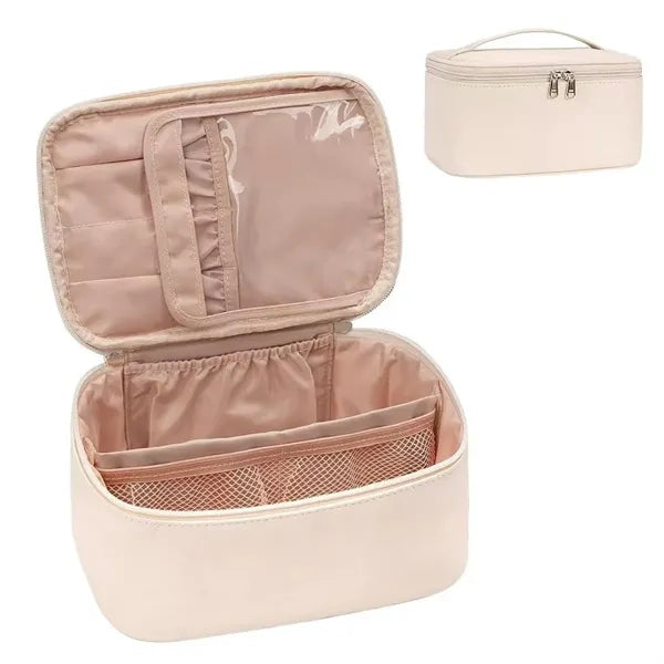 Cosmetic Travel Makeup Bag With Handle for Women