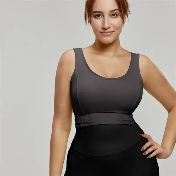 Single Side Spandex Yoga Vest With Chest Pad