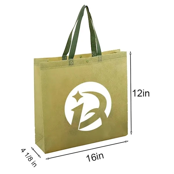 Snap Button Closure Nonwoven Tote Bags