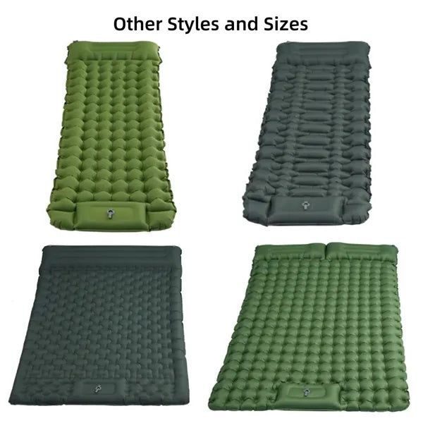 Camping Air Mattress with Built-in Foot Pump