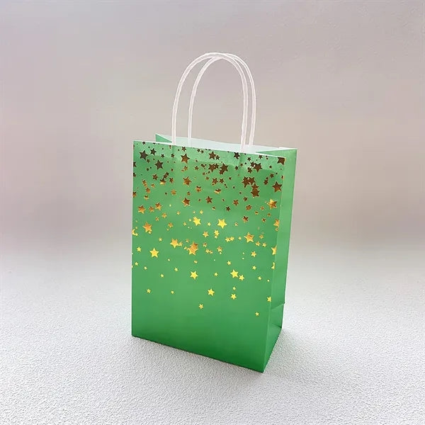 Romantic Foil Printed Kraft Tote Bag for Retail & Events