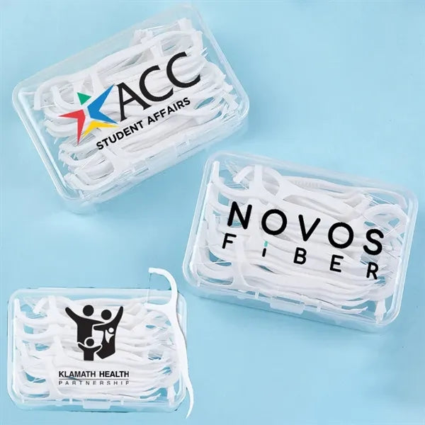 50pcs floss pick w/ storage case