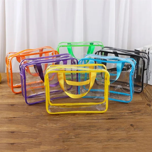 Clear Tote Makeup Bag