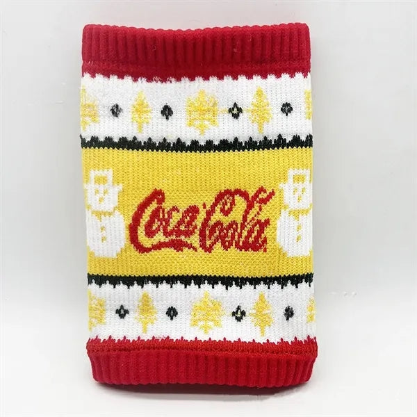 Jacquard Knit Can Cozy