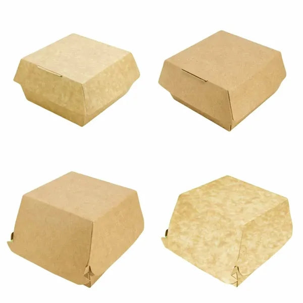 Printed Oil Resistant Cardboard Burger Boxes