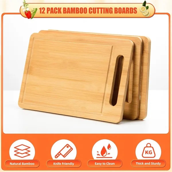 Eco-Friendly Wood Cutting Board with Handle