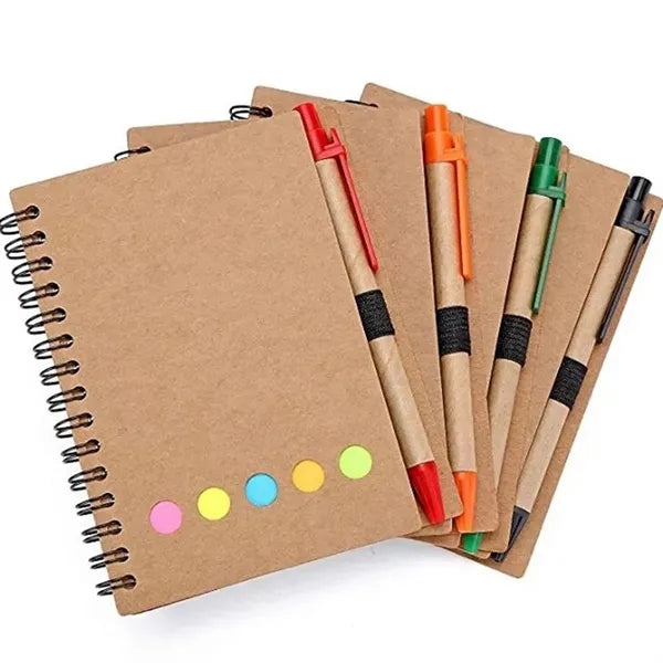 Spiral Notebook with Page Marker