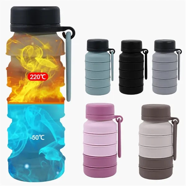 17OZ Durable Outdoor Silicone Collapsible Cup