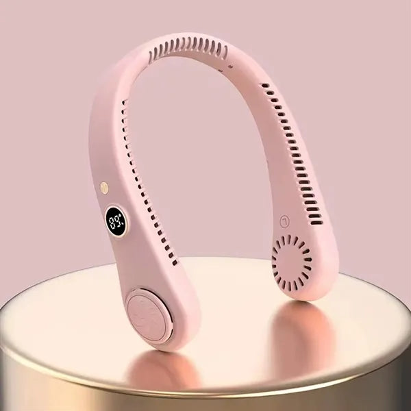 Neck-Mounted USB Rechargeable Digital Display Sports Fan