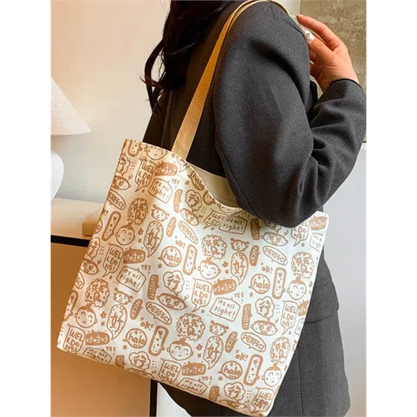 Full color printing cotton canvas bag