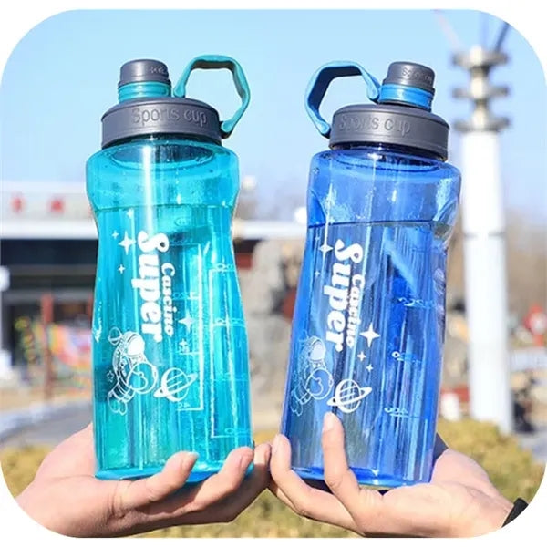 Sports Water Bottle with Chug Lid and Carry Handle