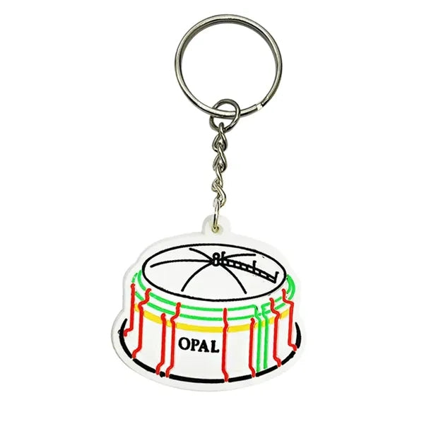 3.5" 3D Rubber / Soft PVC Key Tag Keychains