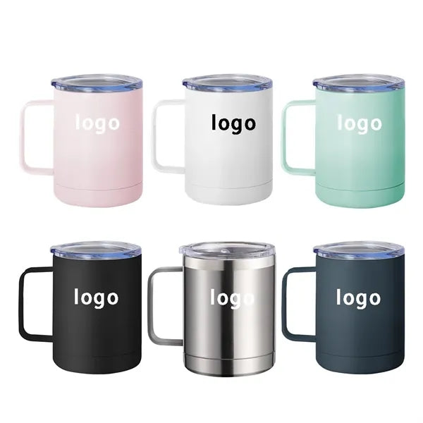 12oz Stainless Steel Insulated Coffee Mug with Handle