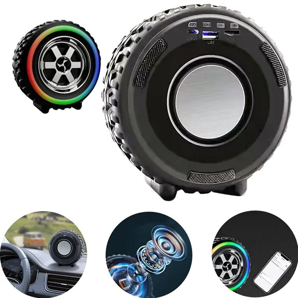 Wheel tire Shape Wireless Speaker