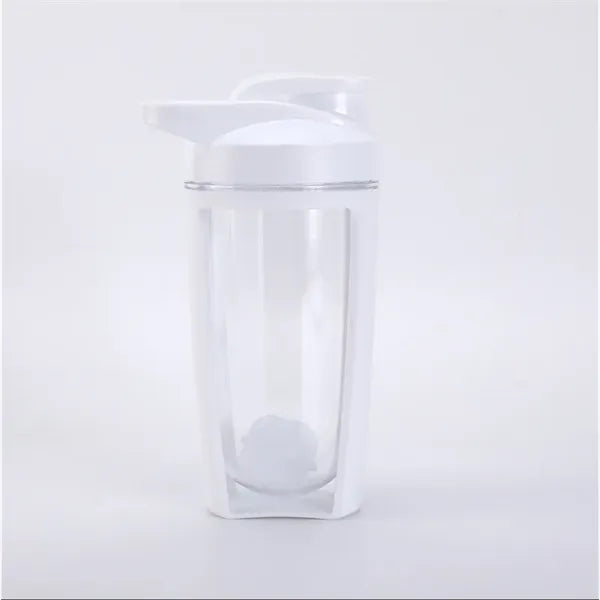 500ml Plastic Protein Shaker Sport Water Bottle with Ball
