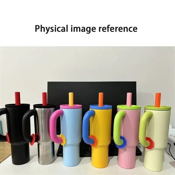 New 35oz Color Blocked Large Capacity Ice Cream Cup