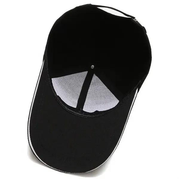 Wide-Brimmed Dome Baseball Cap