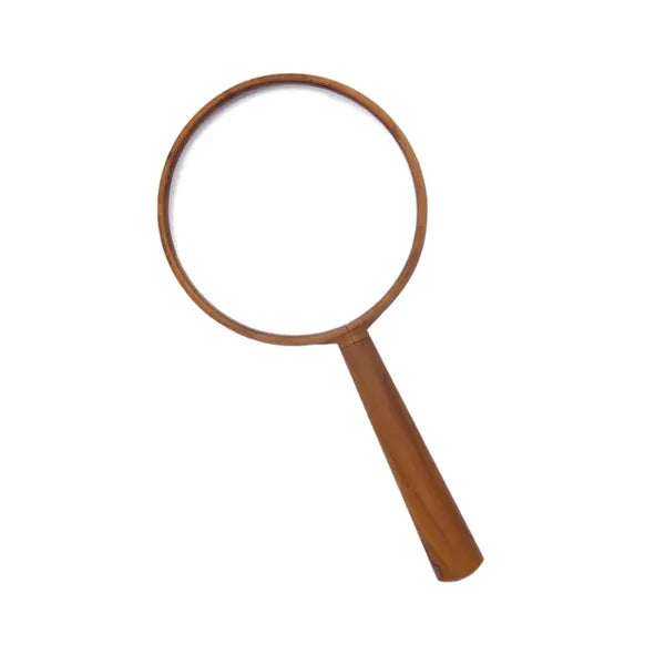High-Magnification HD Magnifying Glass with Wood Grain
