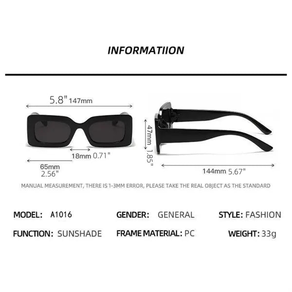 Vintage Square Sunglasses