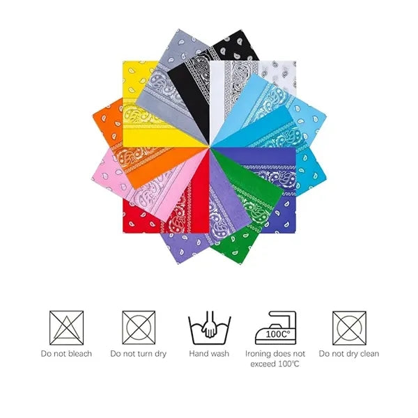 Cotton Bandanna Scarf Head Wear