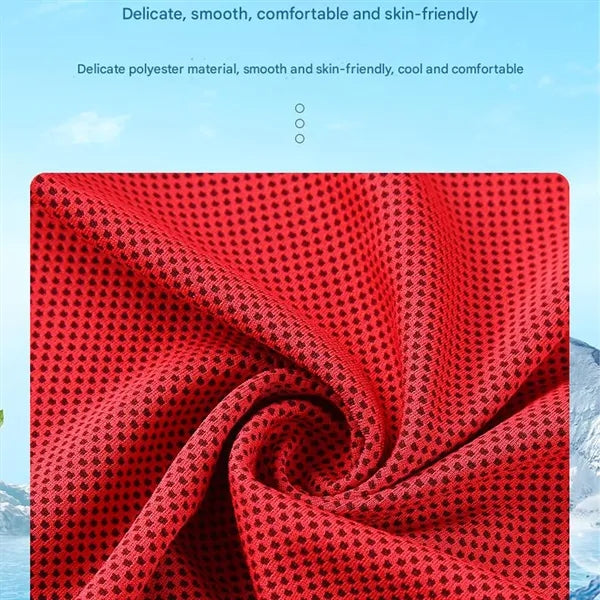 Microfiber Cooling Towel In Water Bottle