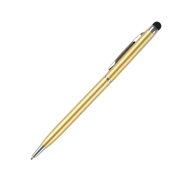 Ergonomic Metal Ballpoint Stylus Pen