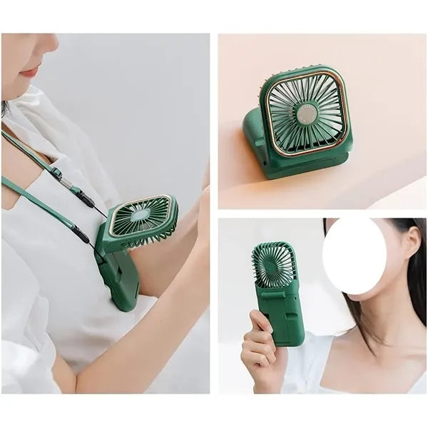 Cell Phone Holder Handheld Charging Fan
