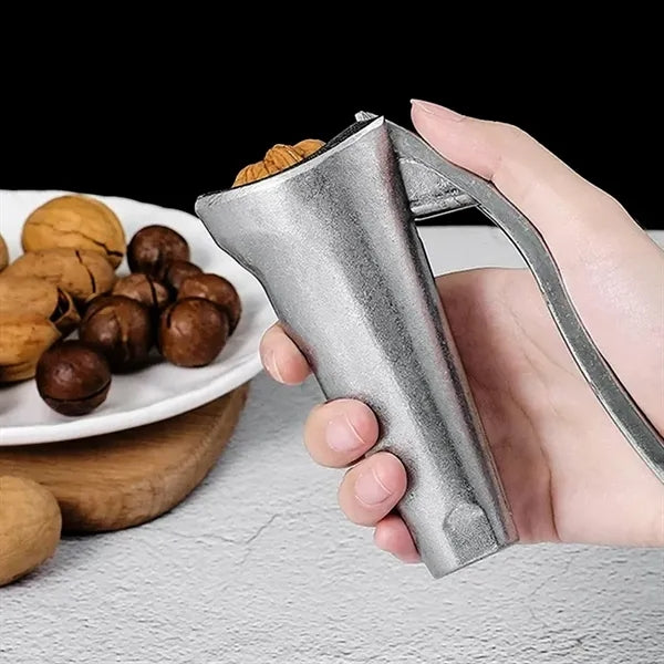 Funnel Design Nutcracker with Non Slip Grip for Nuts