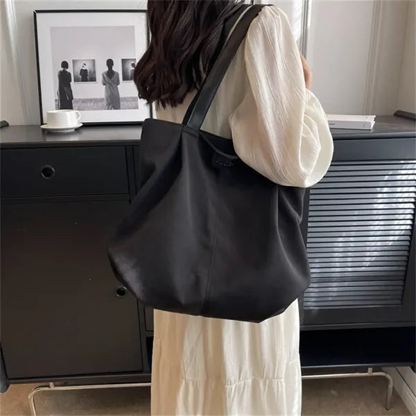 Large Polyester Tote Bag for Women Shoulder