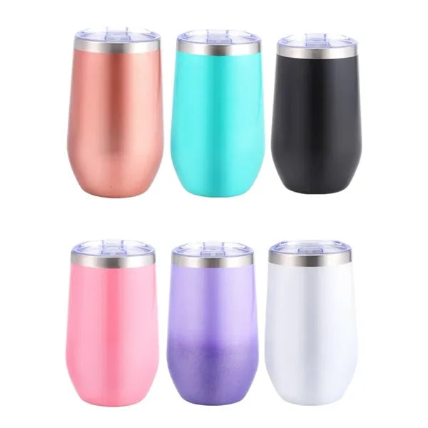 16Oz. Portable Stainless Steel Water Bottle Travel Black Mug