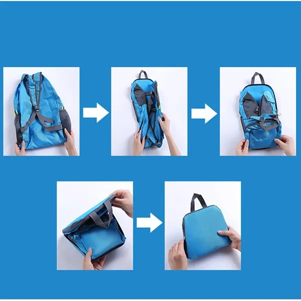Oxford cloth folding backpack