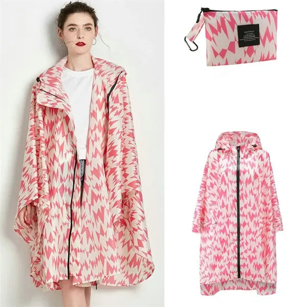 High Strength Waterproof Polyester Taffeta Raincoat