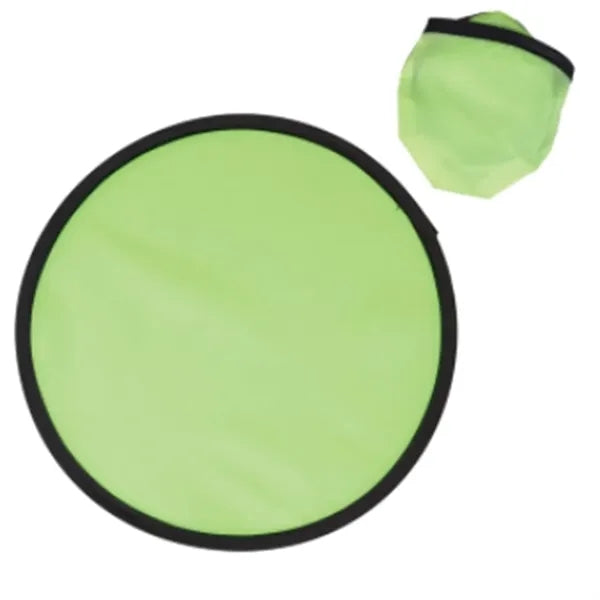10" Foldable Nylon Flyer w/ Pouch Fun Outdoor Promo Toy