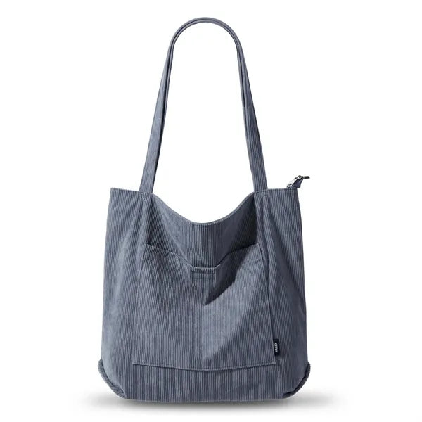 Women Corduroy Tote Large Shoulder Hobo Bags Casual