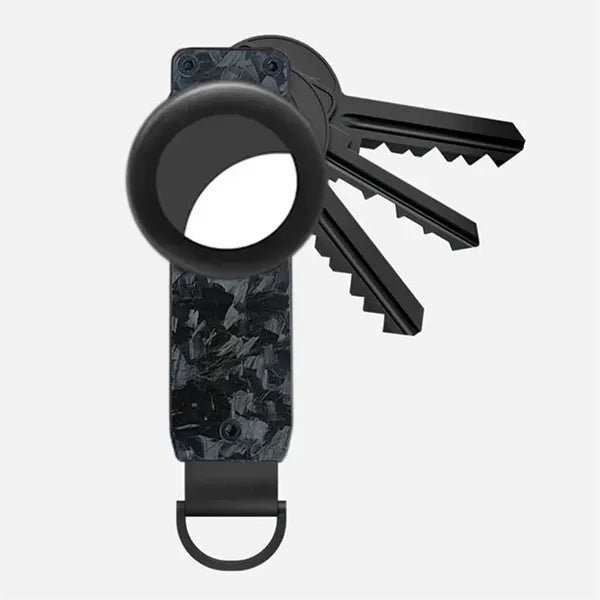 Carbon Fiber RFID Wallet + Key Organizer Gift Set