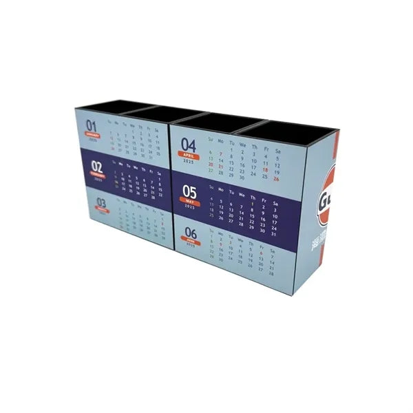 Calendar Cube Pen Pot/ Holder