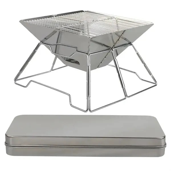BBQ Stainless Steel Charcoal Grill Outdoor Wood Burner
